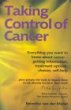 Cover of Taking Control of Cancer. Yellow flower image with purple text.